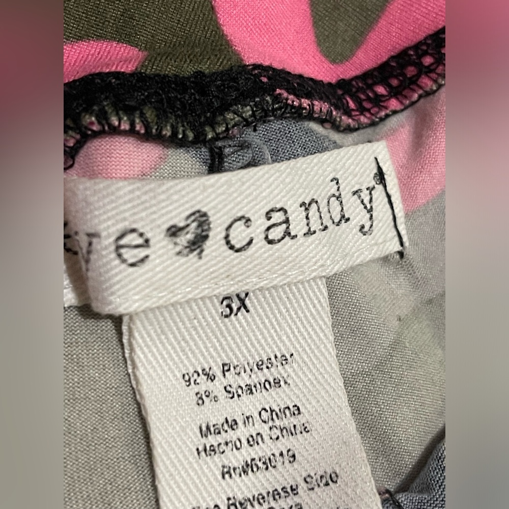 Pink Camouflage Flare Pants - Picture 4 of 4